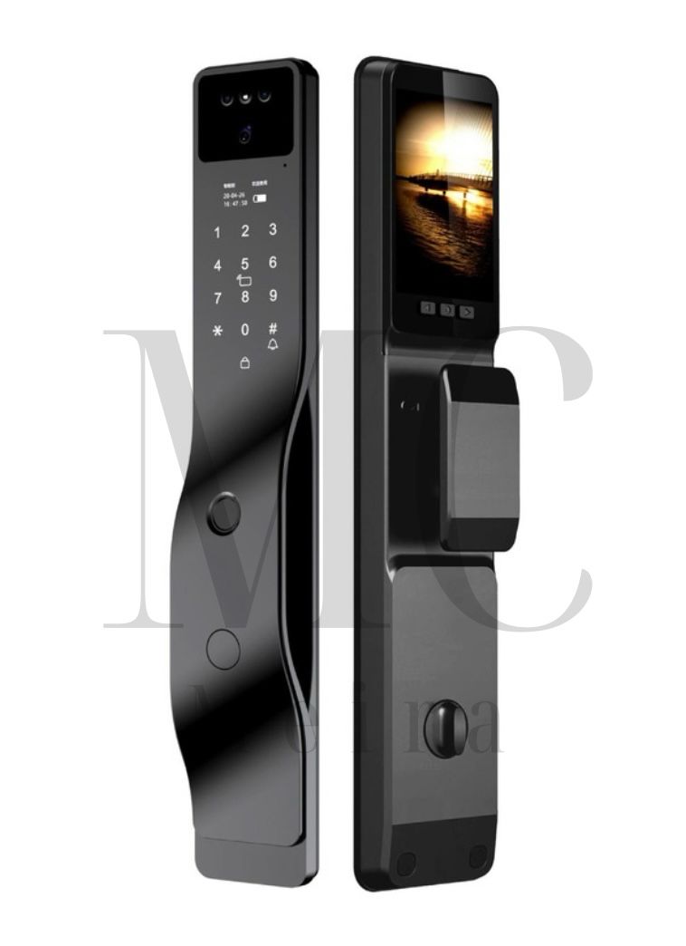 CERRADURA INTELIGENTE DGB03 BLACK CON VIDEO ACTIVO Y RECONOCIMIENTO DE PALMA