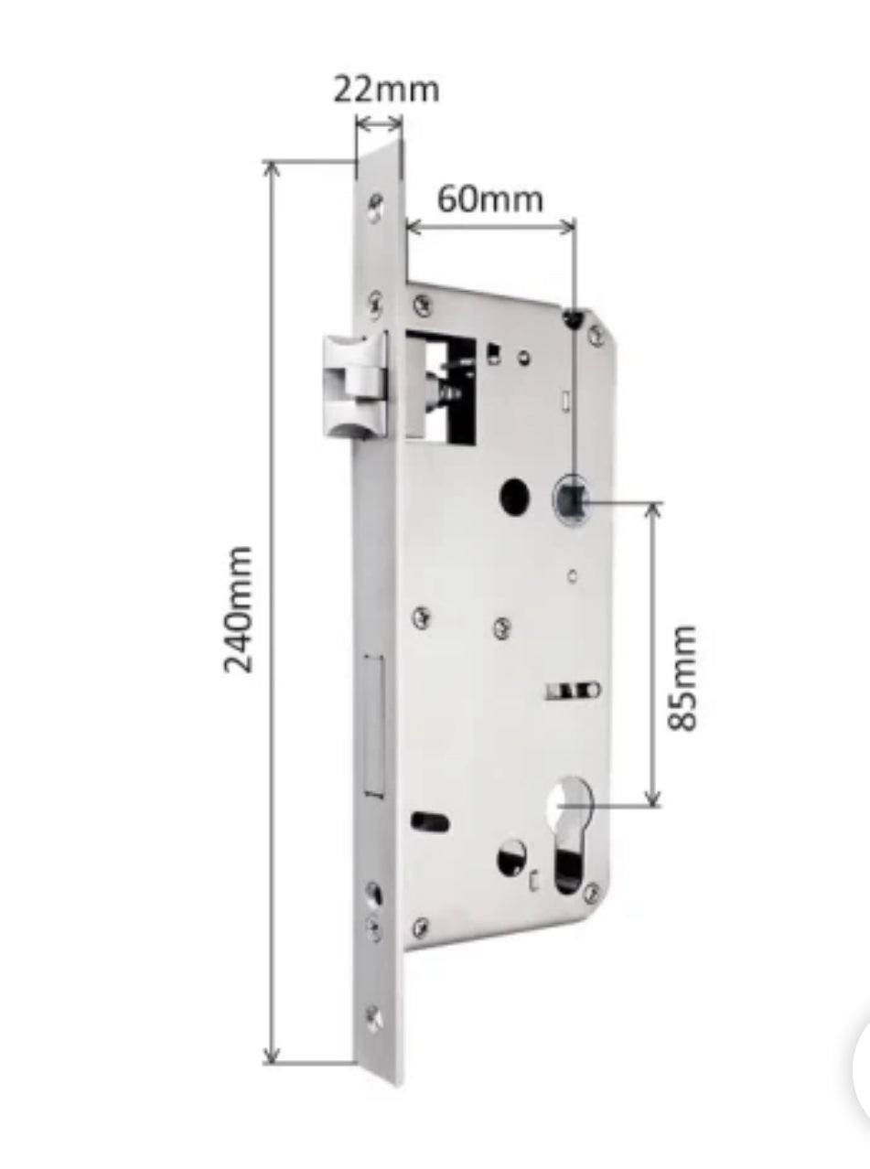 CERRADURA INTELIGENTE DGB13 CON 5 MODOS DE APERTURA WIFI MORTISE 6085