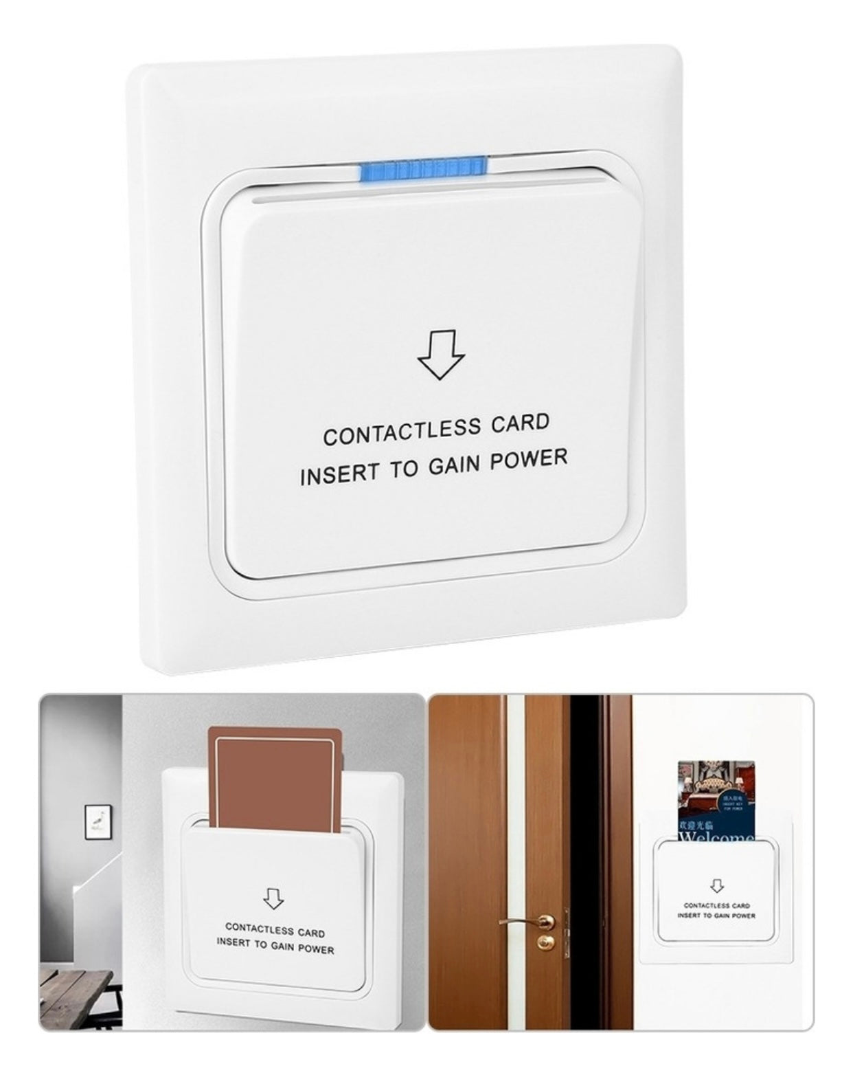 INTERRUPTOR DE AHORRO DE ENERGÍA PARA HOTELES Y AIRBNB