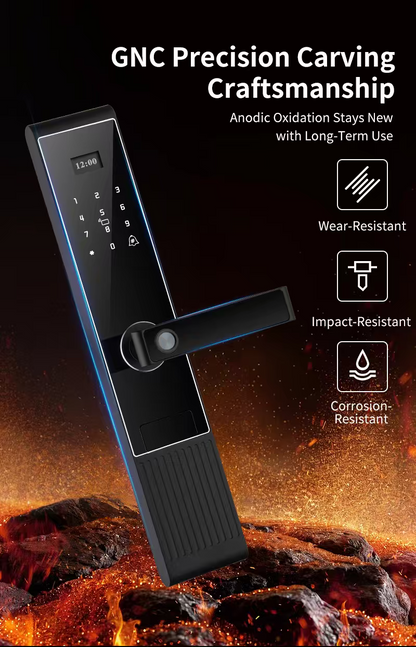 CERRADURA INTELIGENTE DGB07 PREMIUM  (A PRUEBA DE AGUA 💧- PARTE EXTERIOR)