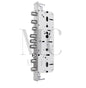 MORTISE PARA CERRADURA INTELIGENTE CON 8 PASADORES 6068