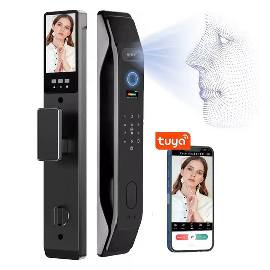 Cerradura inteligente DGB12 con RECONOCIMIENTO FACIAL, VIDEO ACTIVO EN ESPAÑOL 🇪🇸