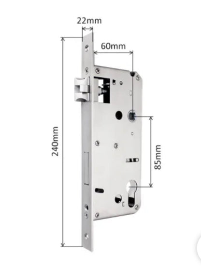 CERRADURA INTELIGENTE DGB13 CON 5 MODOS DE APERTURA WIFI MORTISE 6085