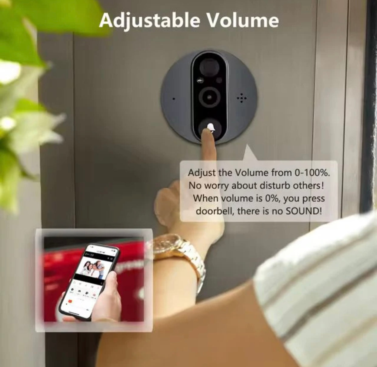 MIRILLA, OJO MÁGICO INTELIGENTE WIFI TUYA, ALEXA Y GOOGLE HOME