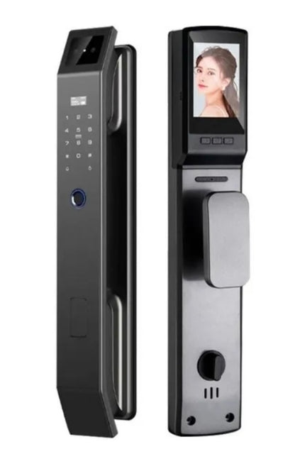 CERRADURA INTELIGENTE CON VIDEO CONFERENCIA REF. DGB10 SILVER