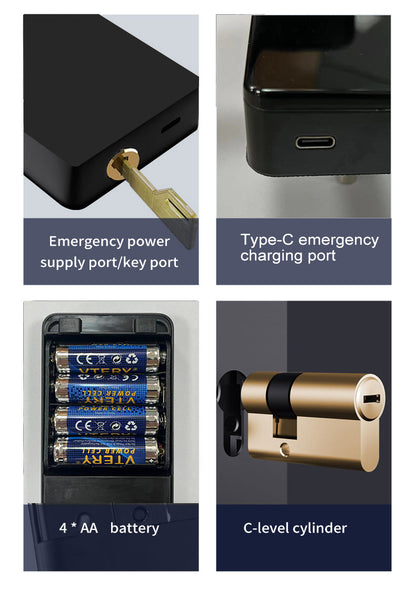CERRADURA INTELIGENTE DGB13 CON 5 MODOS DE APERTURA WIFI MORTISE 6085